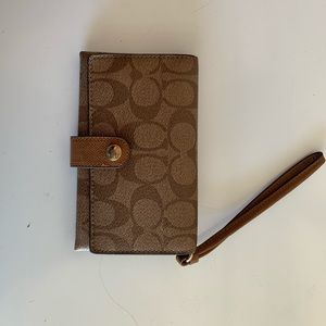 Coach Wristlet/Phone Case